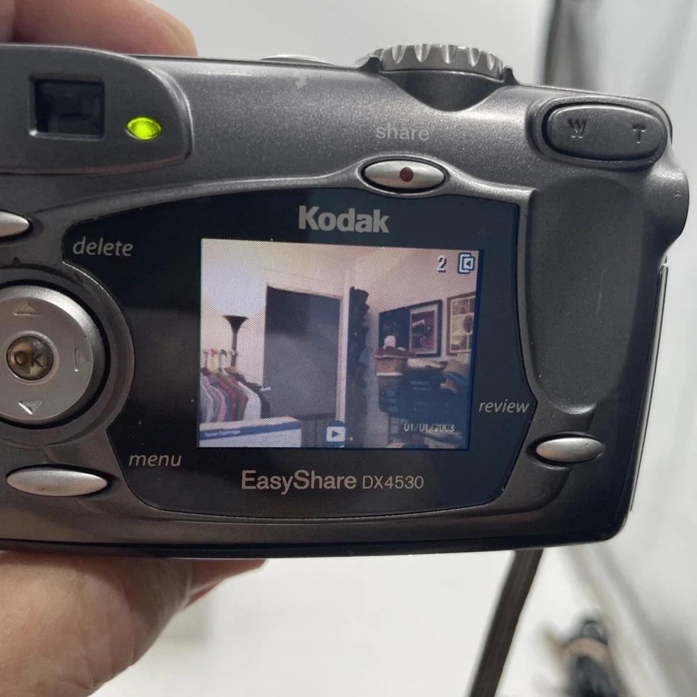 Kodak EasyShare DX4530 5MP Digital Camera 3X Zoom+ Battery+SD Card
